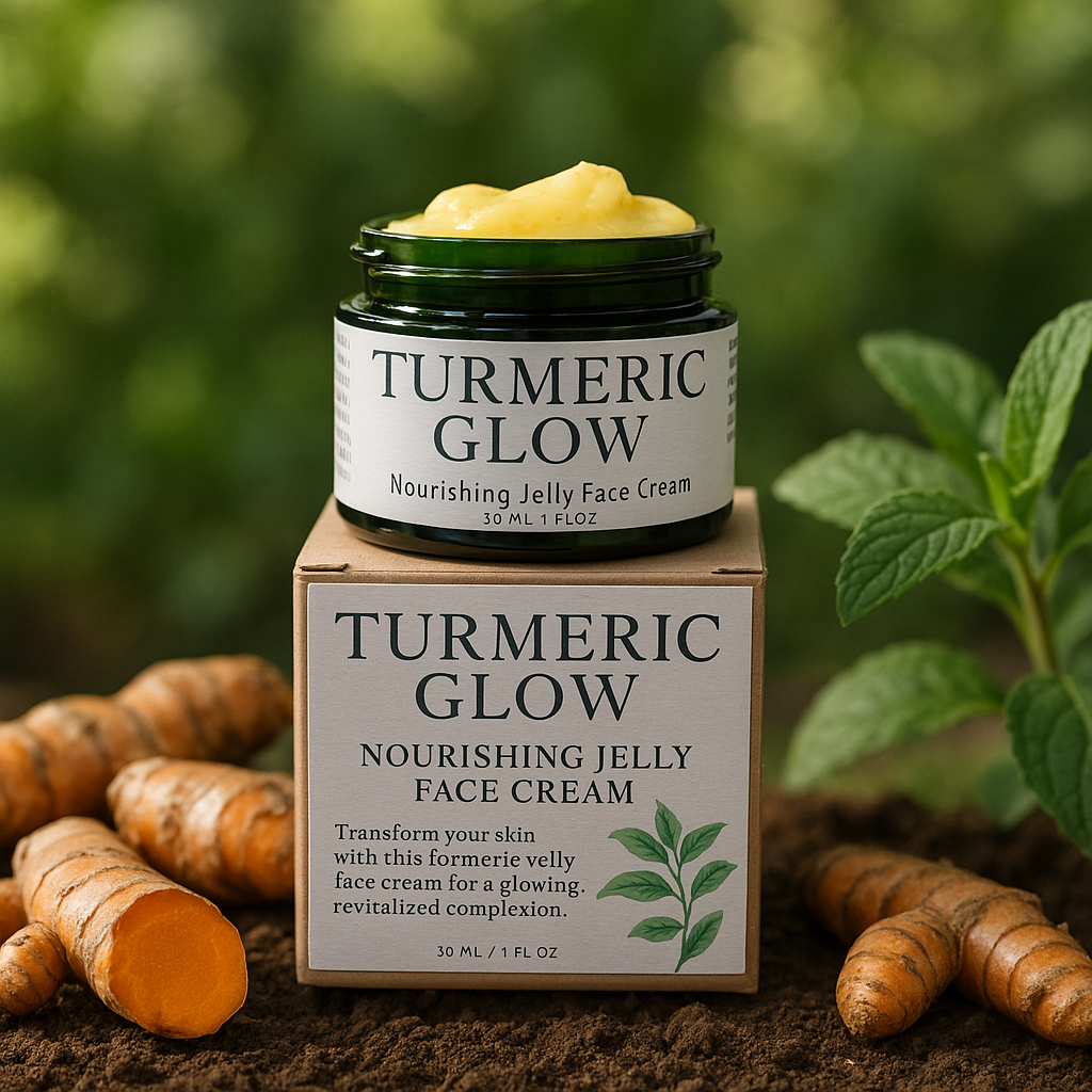 TURMERIC GLOW Nourishing Jelly Face Cream